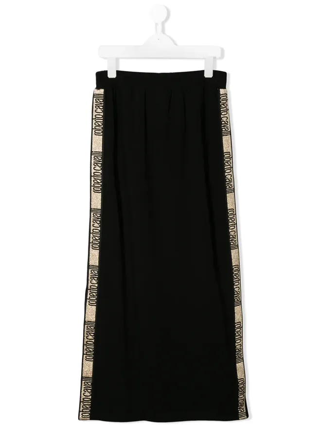Roberto Cavalli Junior Roberto Cavalli Junior TEEN ロゴプリント トラックスカートの商品画像