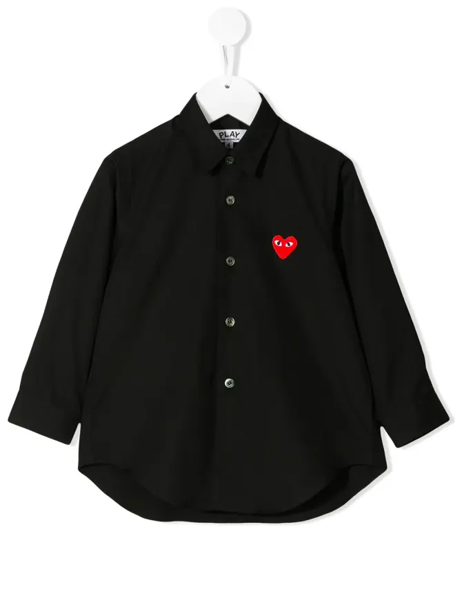 Comme Des Garçons Play Kids Comme Des Garçons Play Kids ロゴパッチシャツの商品画像