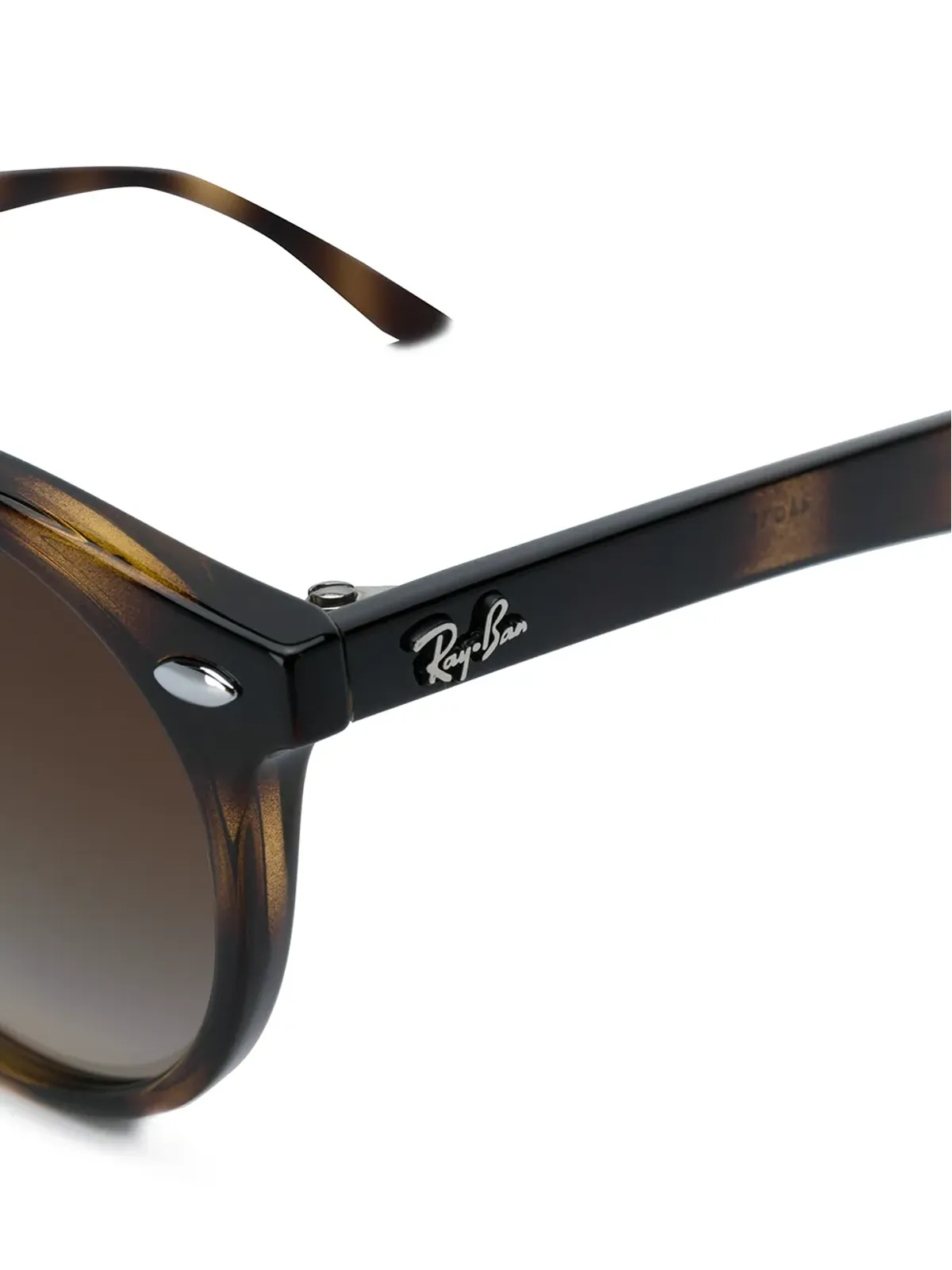 RAY-BAN JUNIOR ラウンドフレーム サングラス（ブラウン） - 画像2