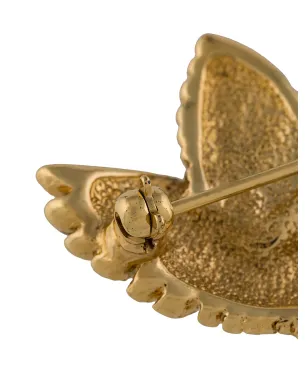 Susan Caplan Vintage 1960s Attwood & Sawyer Hummingbird brooch - Gold - サムネイル3