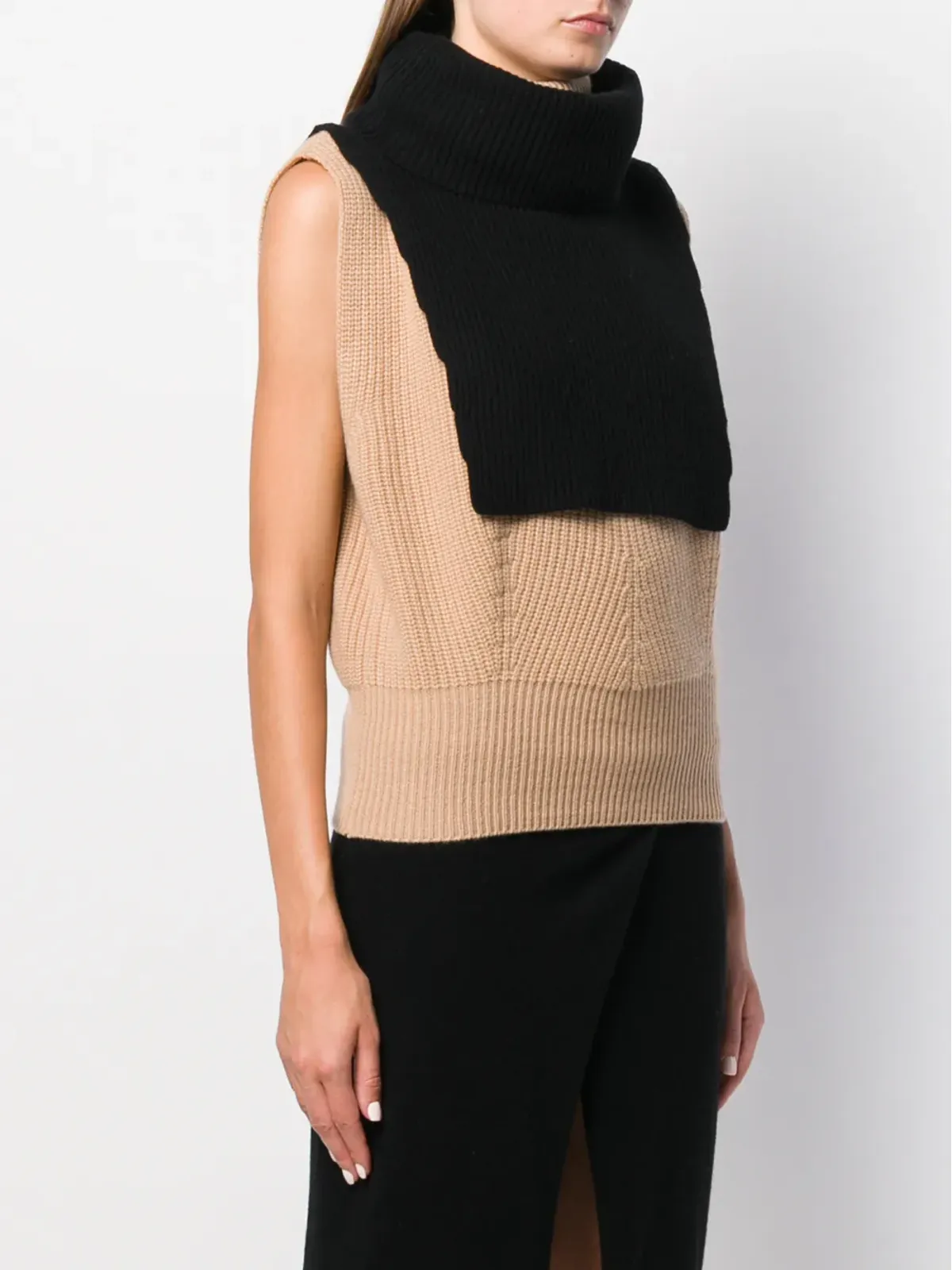 Cashmere In Love ニットオーバーレイ Brookeベスト - 画像3