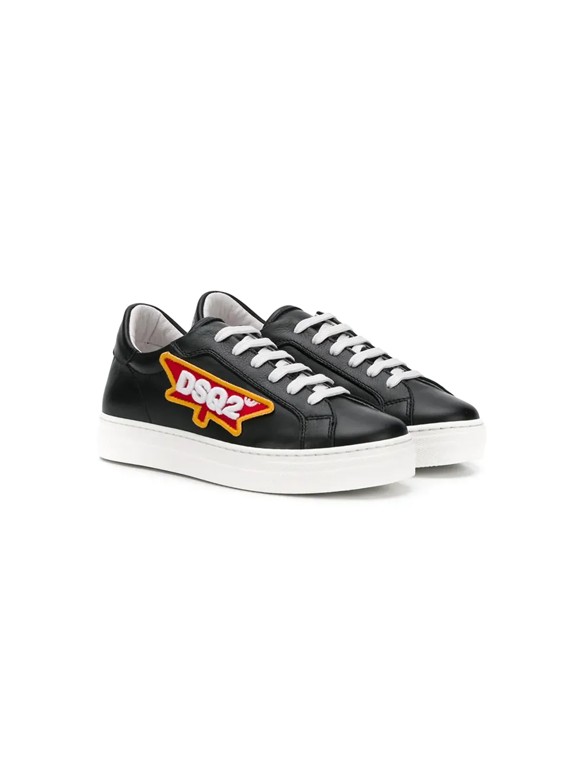 DSQUARED2 KIDS アイコンパッチ付きスニーカー - 画像1