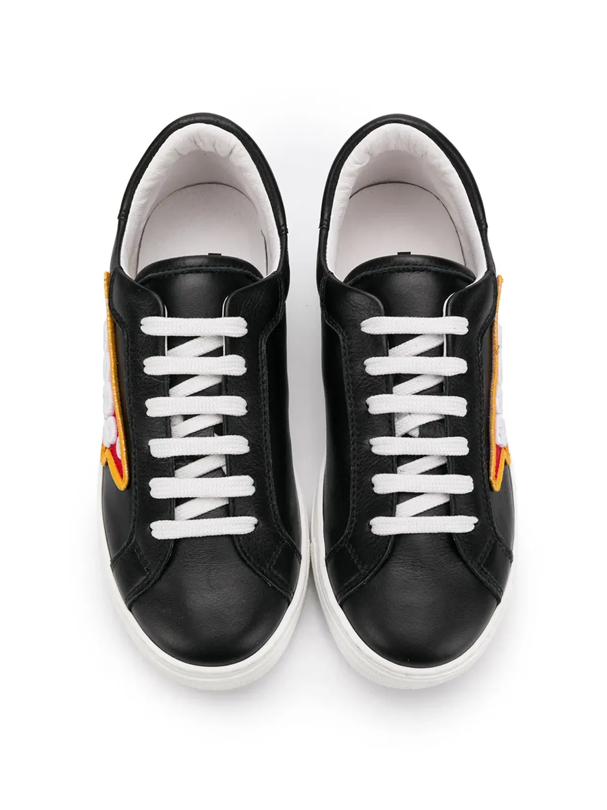 DSQUARED2 KIDS アイコンパッチ付きスニーカー - 画像3