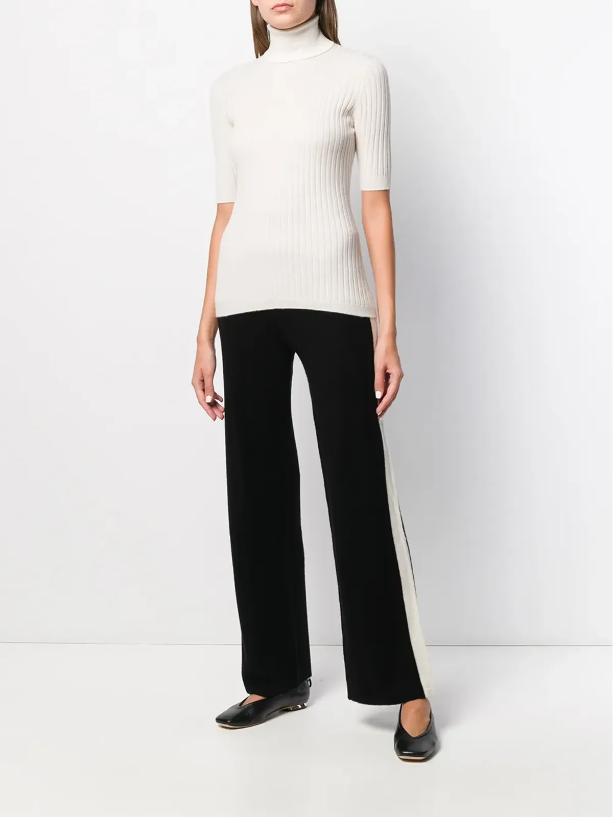 Cashmere In Love ロールネック プルオーバー トップ - 画像2