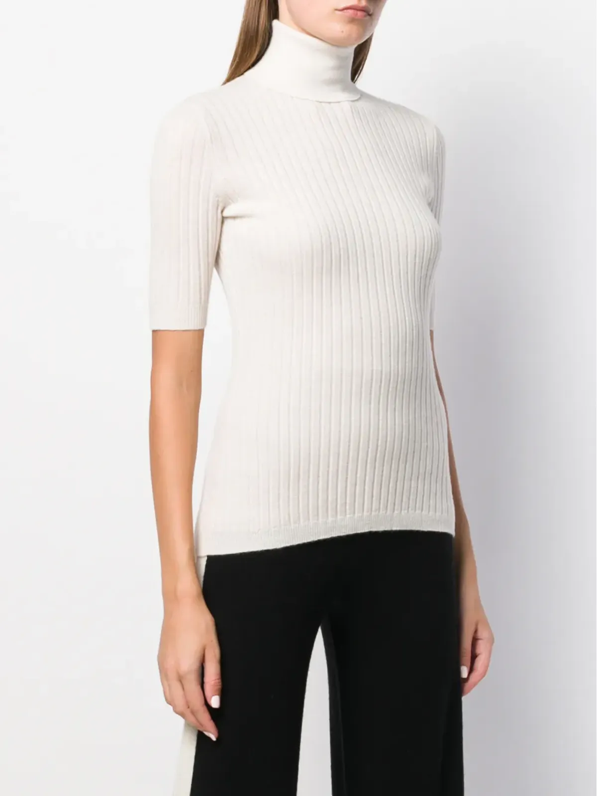 Cashmere In Love ロールネック プルオーバー トップ - 画像3