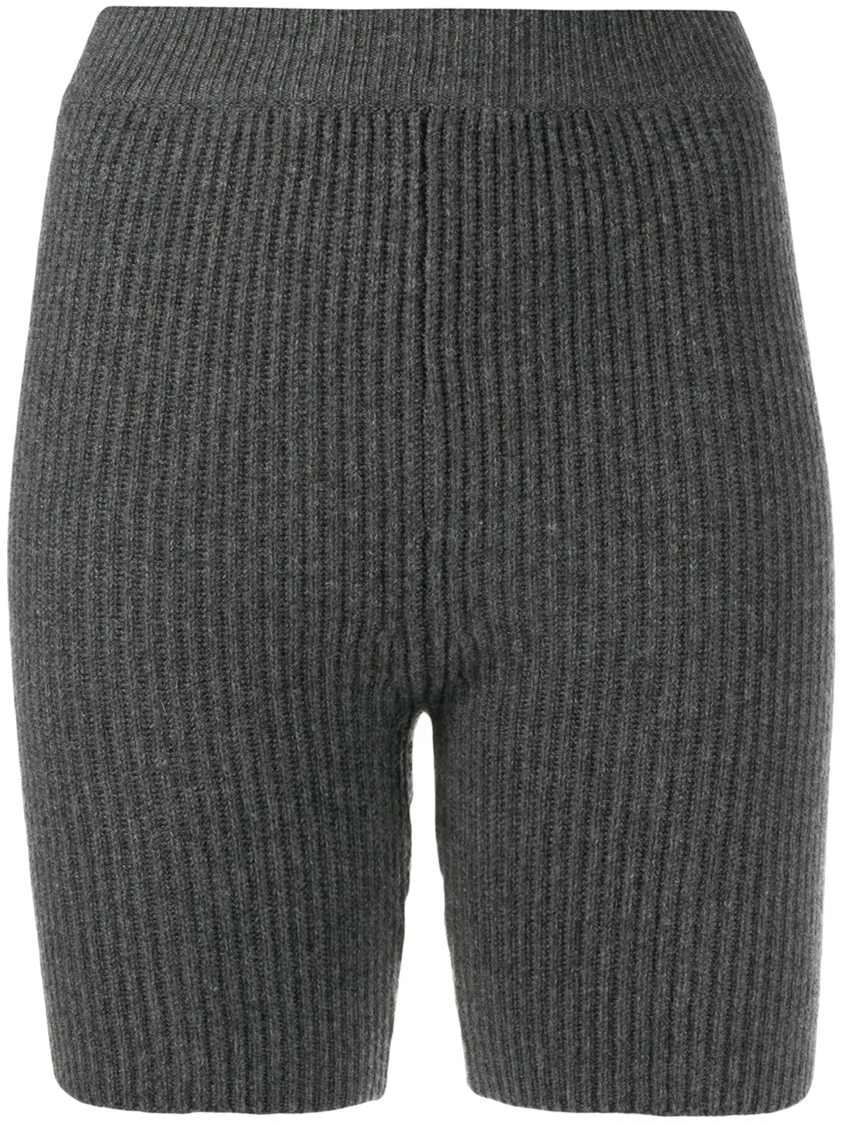 Cashmere In Love ミラ ニット バイカ―ショーツ - グレー - 画像1