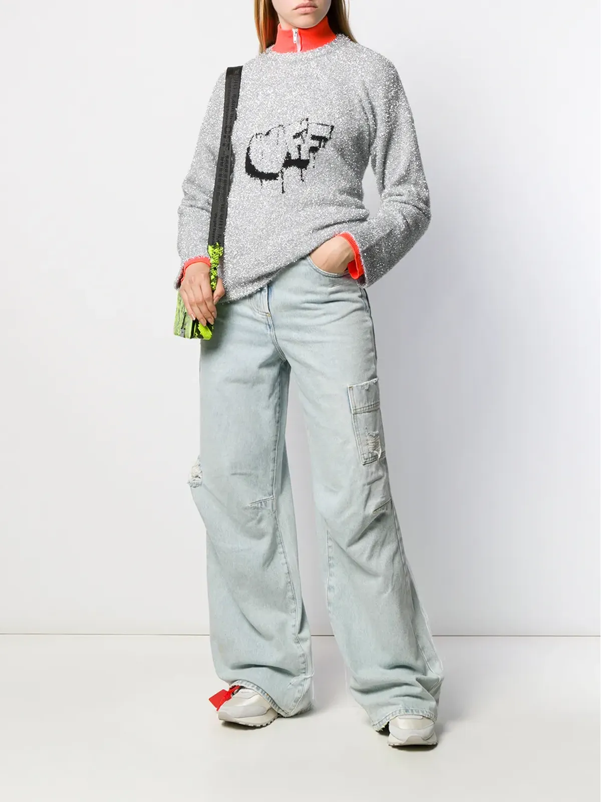 Off-White オフホワイト クルーネックジャンパー - 画像2