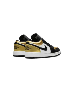 Jordan Kids エアジョーダン 1 ロー “Gold Toe” スニーカー - サムネイル3