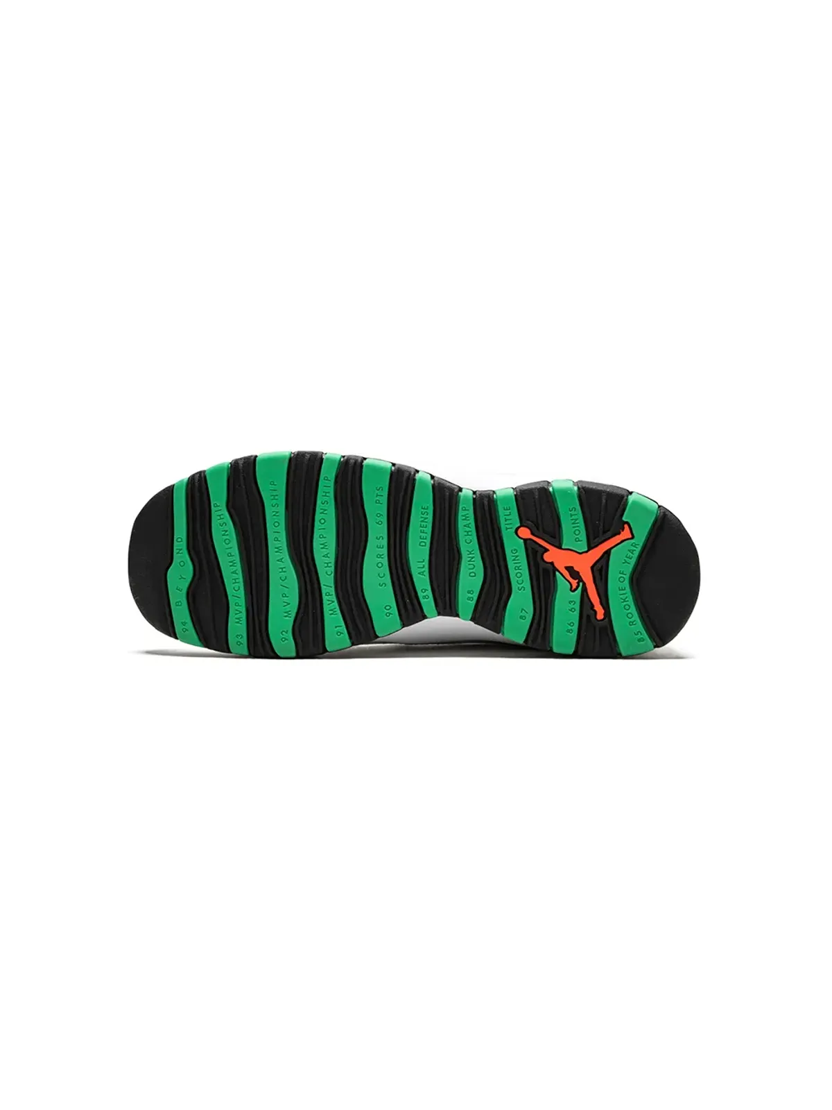 Jordan Kids エアジョーダン10 レトロ 30周年 Verde スニーカー - White - 画像4