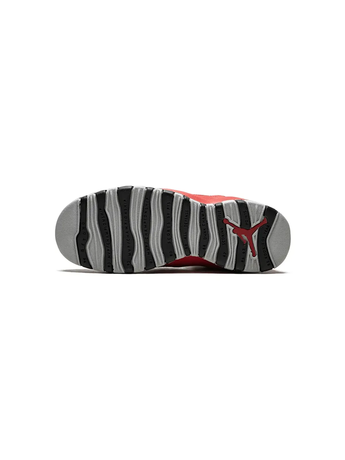 Jordan Kids エアジョーダン10 レトロ 30周年 Bulls Over Broadway キッズ スニーカー - レッド - 画像4