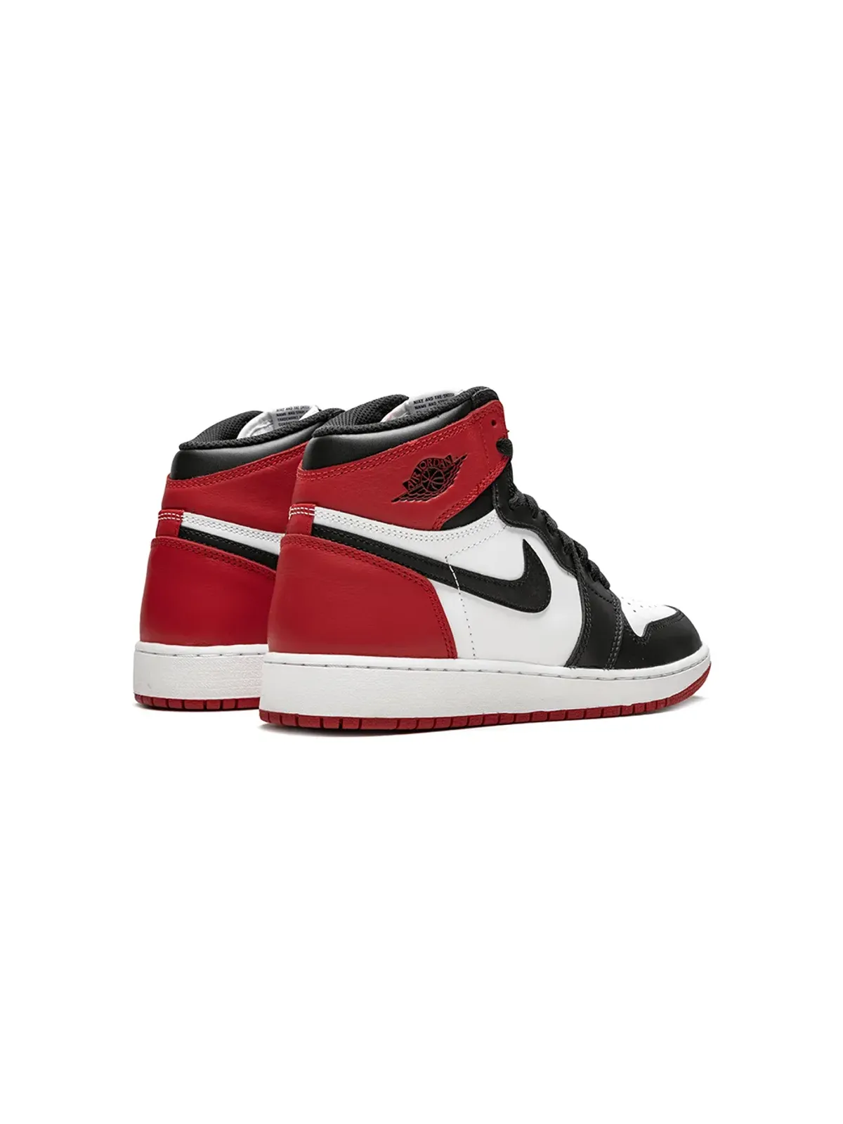 Jordan Kids エアジョーダン 1 レトロ ハイ OG BG ブラック トゥ 2016 スニーカー - 画像3