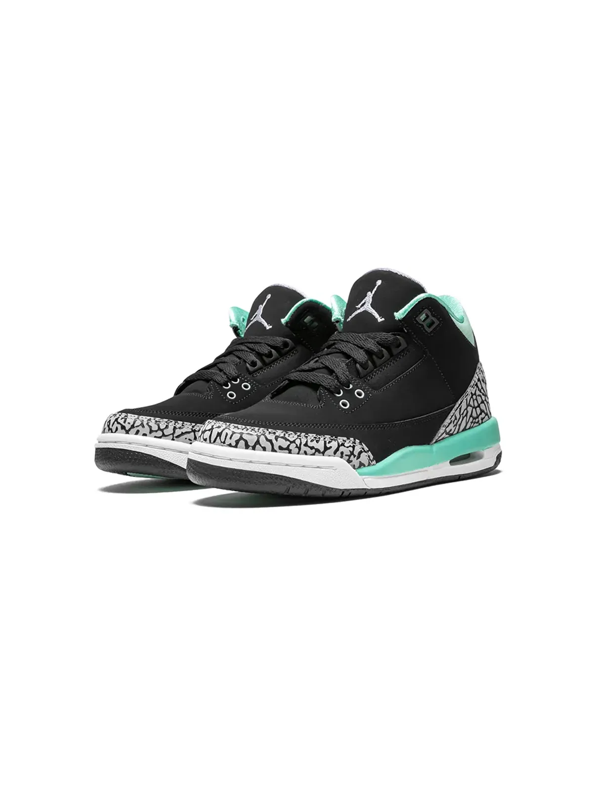 Jordan Kids エアジョーダン 3 レトロ GG ブラックミント スニーカー - 画像2