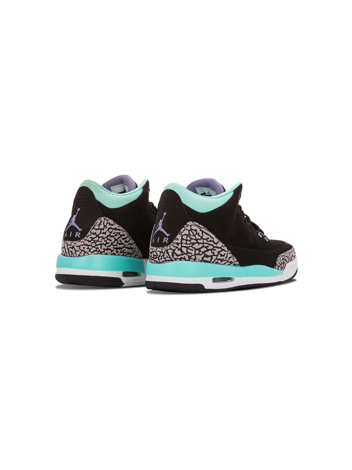 Jordan Kids エアジョーダン 3 レトロ GG ブラックミント スニーカー - 画像3