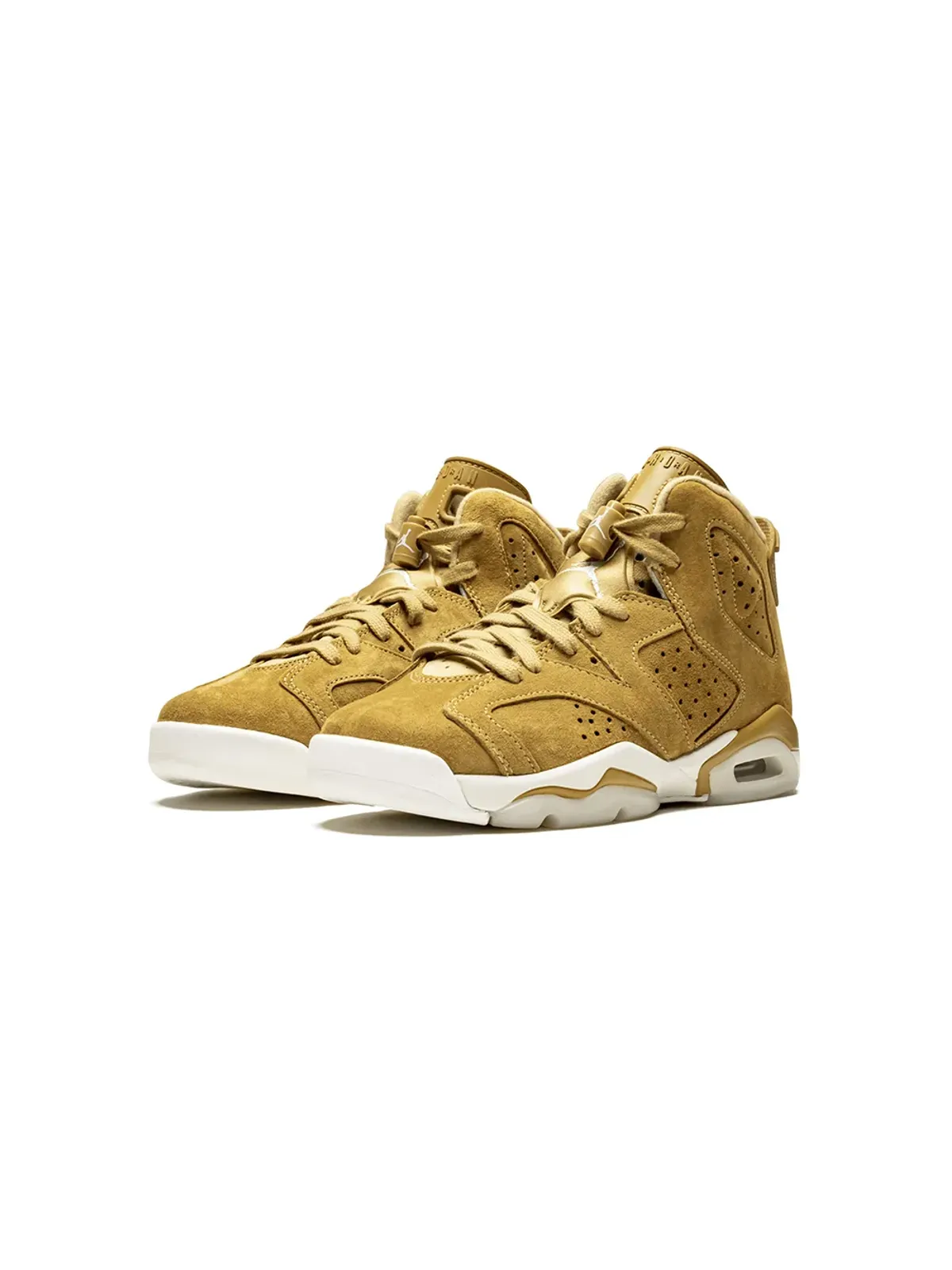 Jordan Kids エアジョーダン 6 レトロ BG スニーカー ゴールド - 画像2