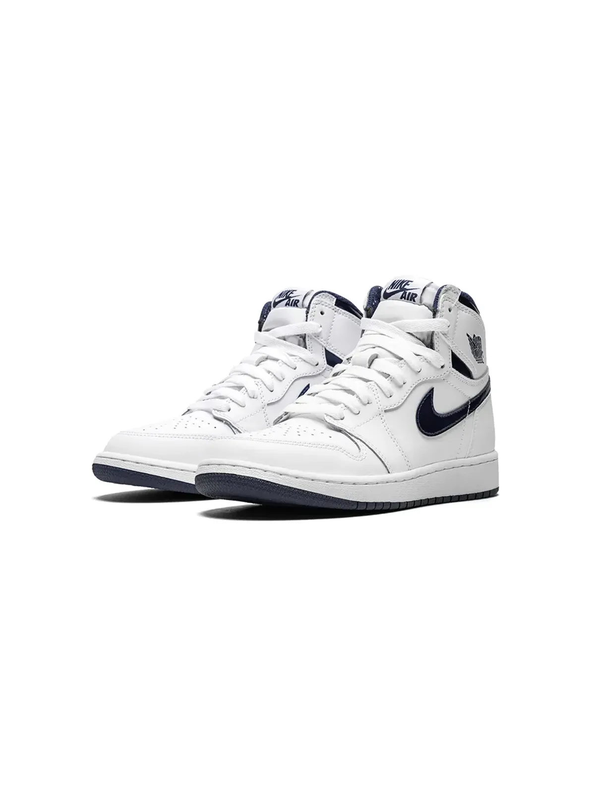 Jordan Kids エア ジョーダン 1 ハイ OG BG スニーカー - ホワイト - 画像2