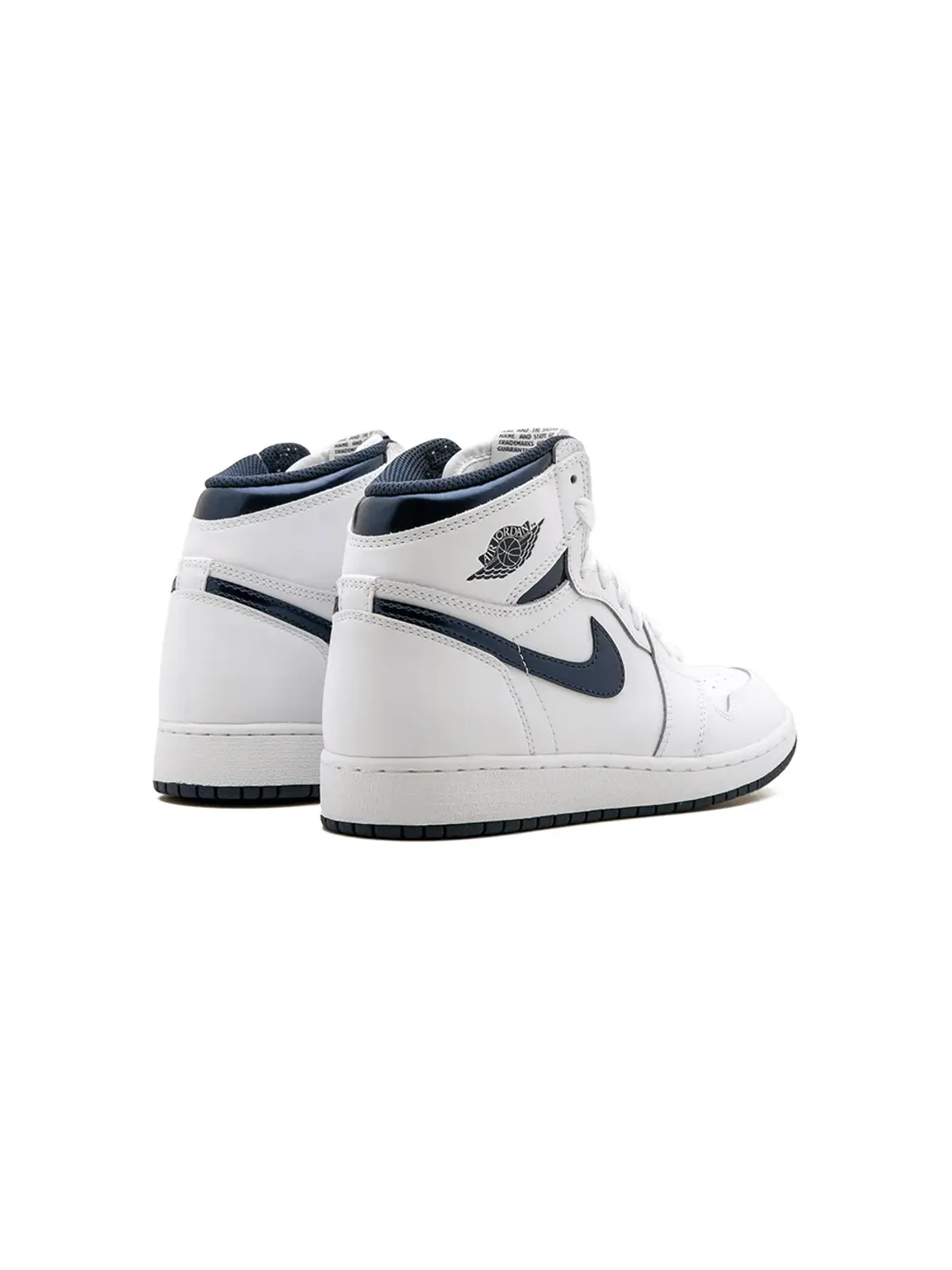 Jordan Kids エア ジョーダン 1 ハイ OG BG スニーカー - ホワイト - 画像3