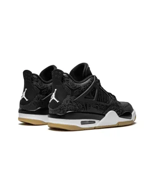 Jordan Kids エアジョーダン 4 レトロ SE レーザー ブラック/ガム スニーカー - サムネイル2