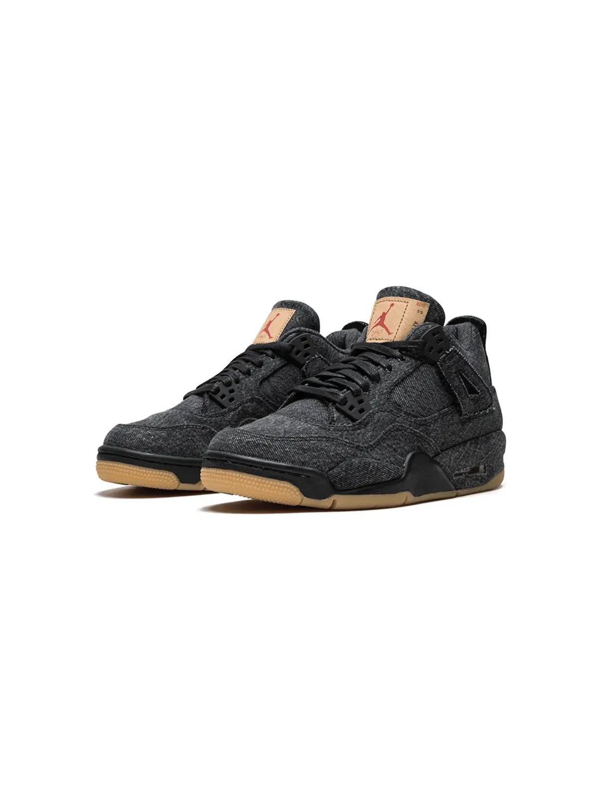 Jordan Kids エアジョーダン4 レトロ NRG BG ブラックデニム スニーカー - 画像2