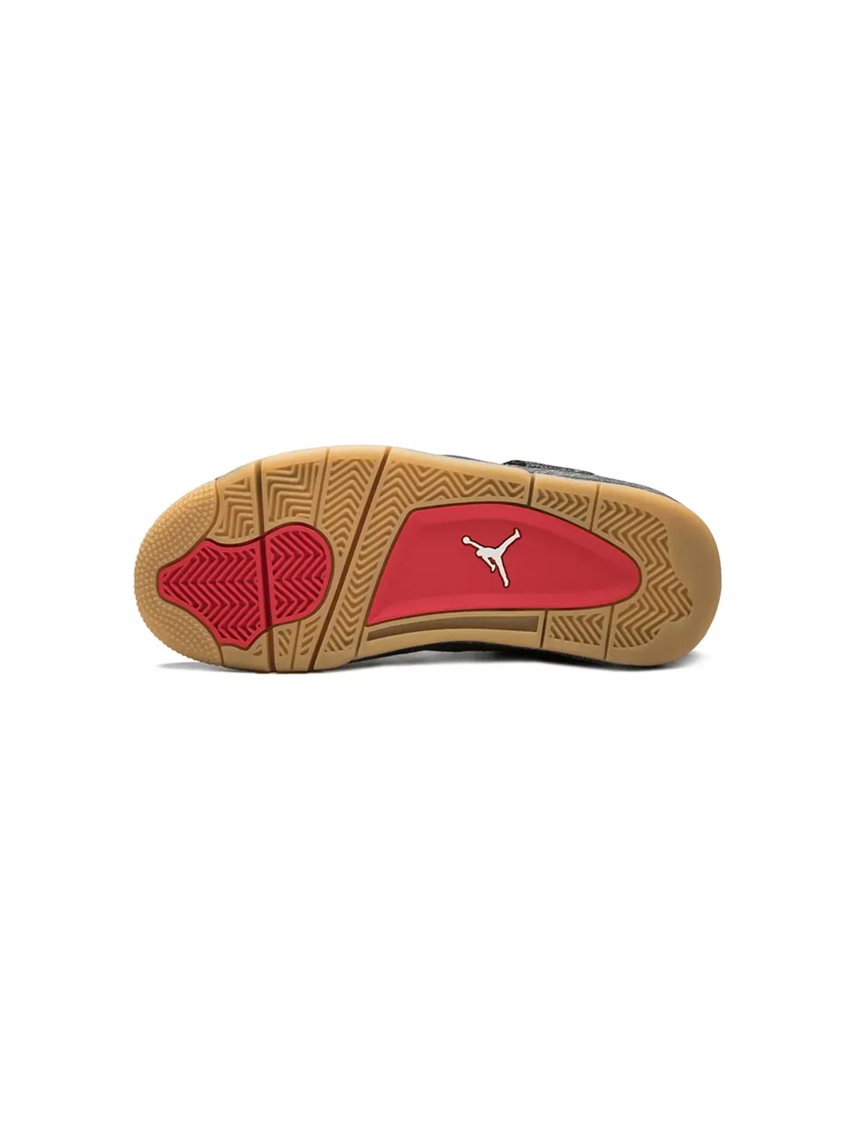 Jordan Kids エアジョーダン4 レトロ NRG BG ブラックデニム スニーカー - 画像4