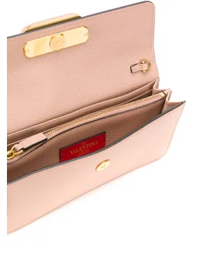 Valentino Garavani VLogo Signature leather wallet-on-chain - Neutrals - サムネイル5