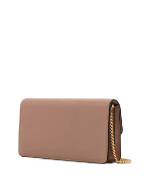 Valentino Garavani VLogo Signature leather wallet-on-chain - Neutrals - サムネイル2