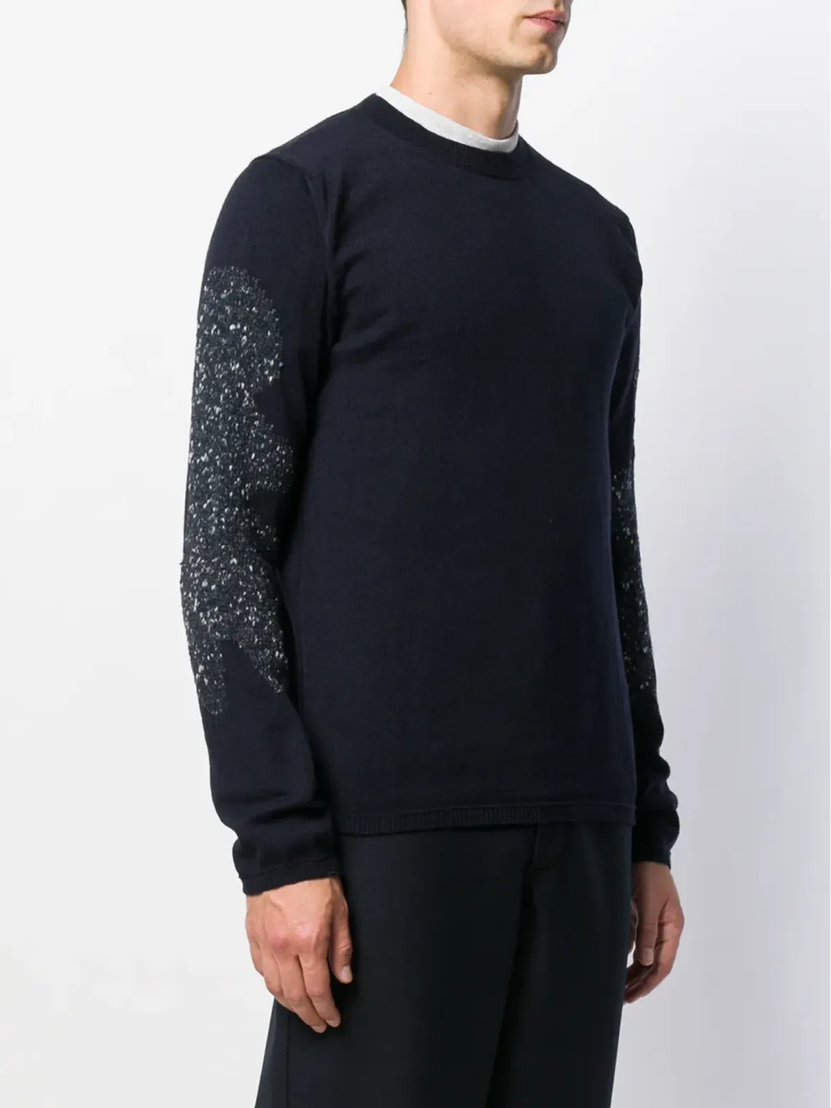 Comme Des Garçons Shirt コントラストニットジャンパー - 画像3
