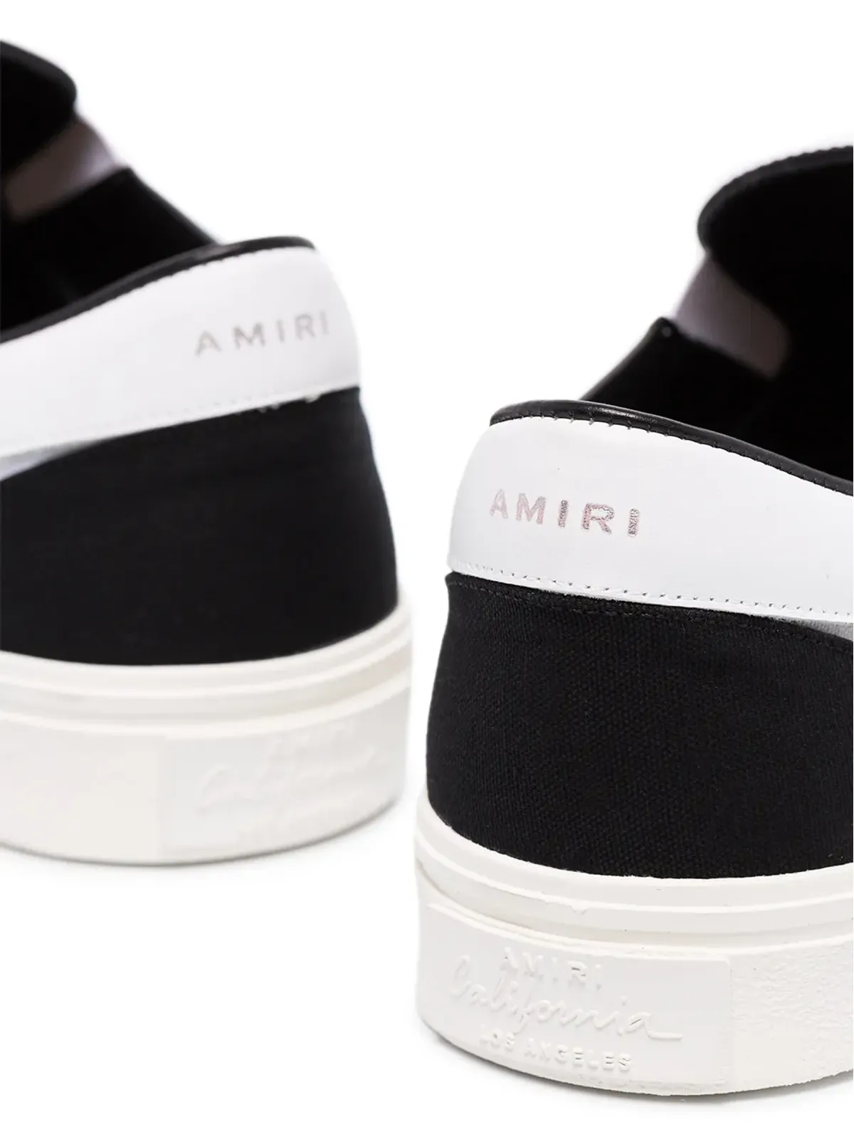 AMIRI 炎のアップリケ付きスリップオンスニーカー - 画像3
