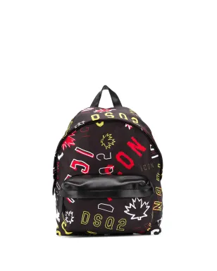 DSQUARED2 アイコンプリントバックパック - サムネイル1