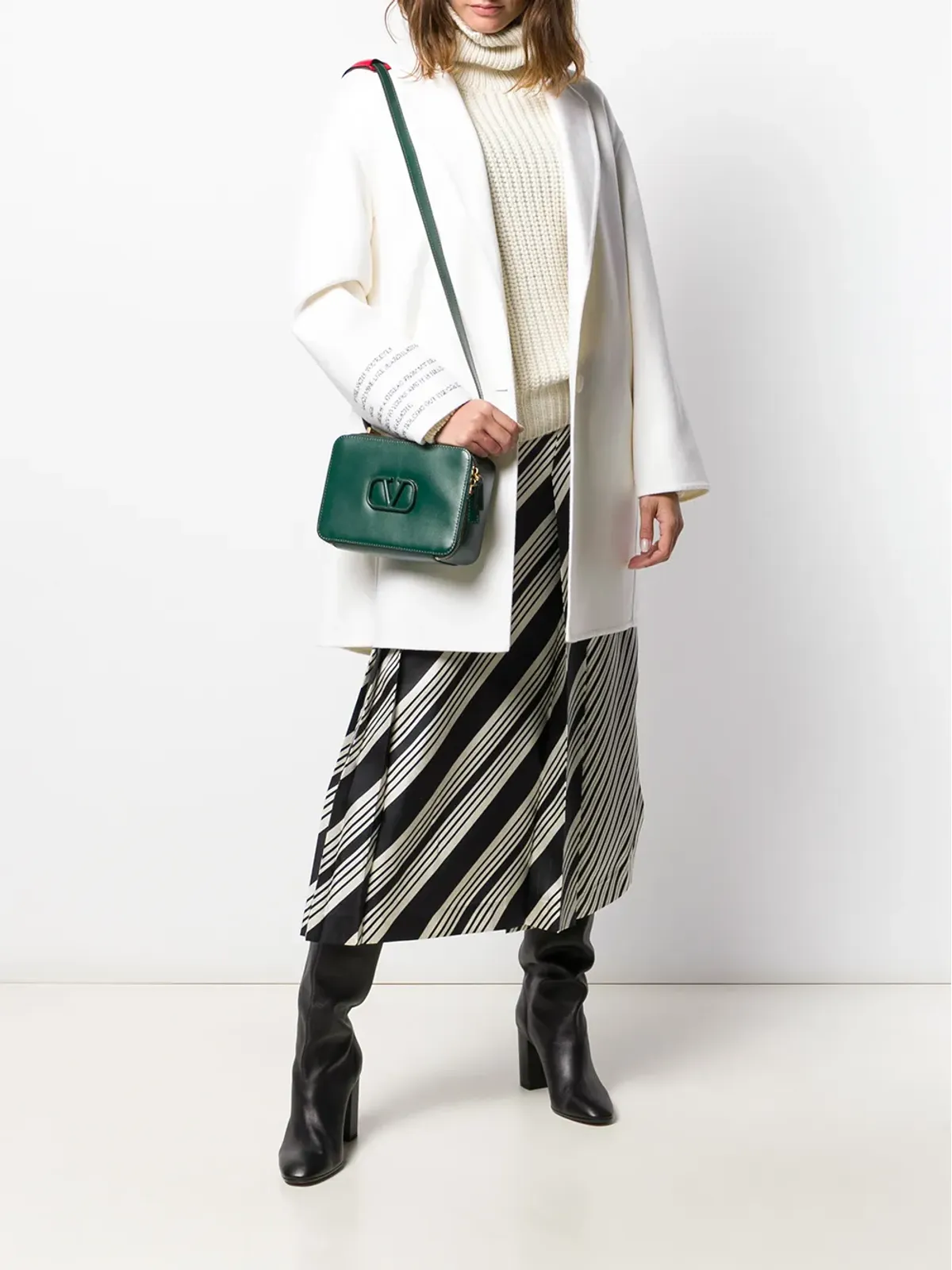 Valentino Garavani ポエムディテール シングルブレストコート - 画像2