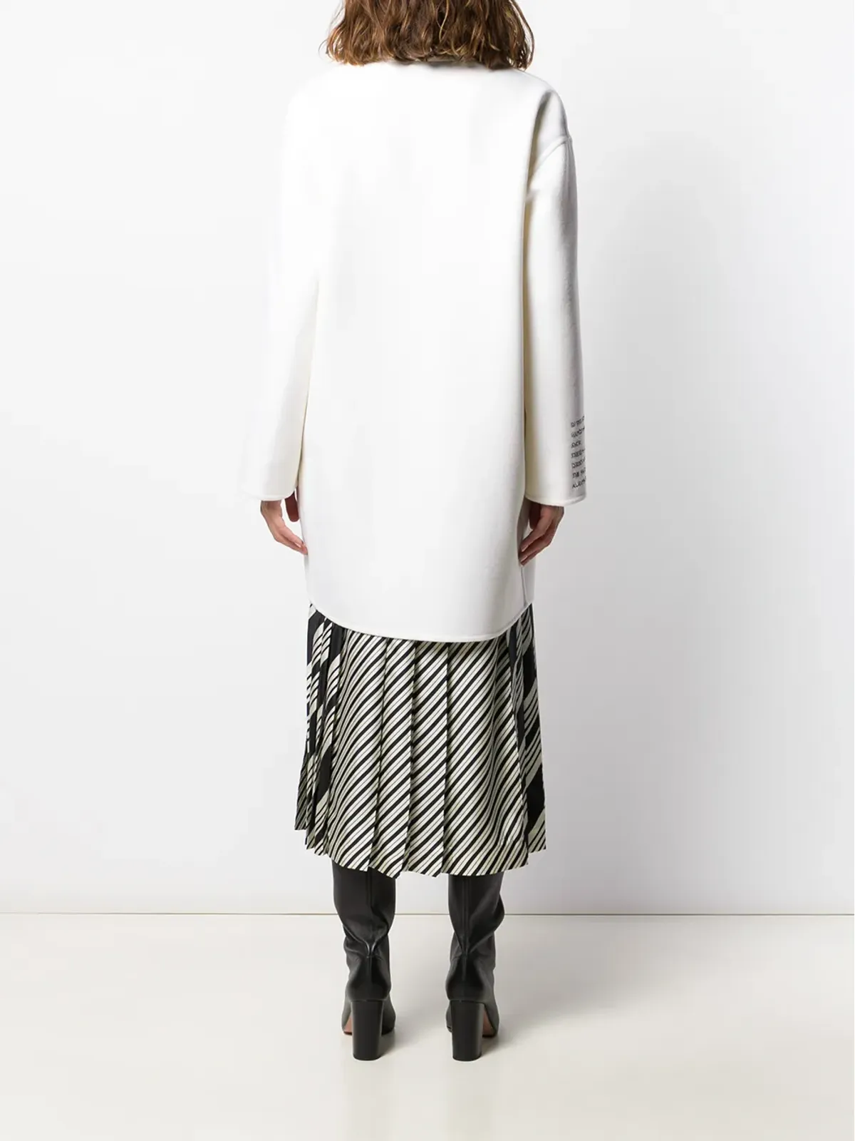 Valentino Garavani ポエムディテール シングルブレストコート - 画像4