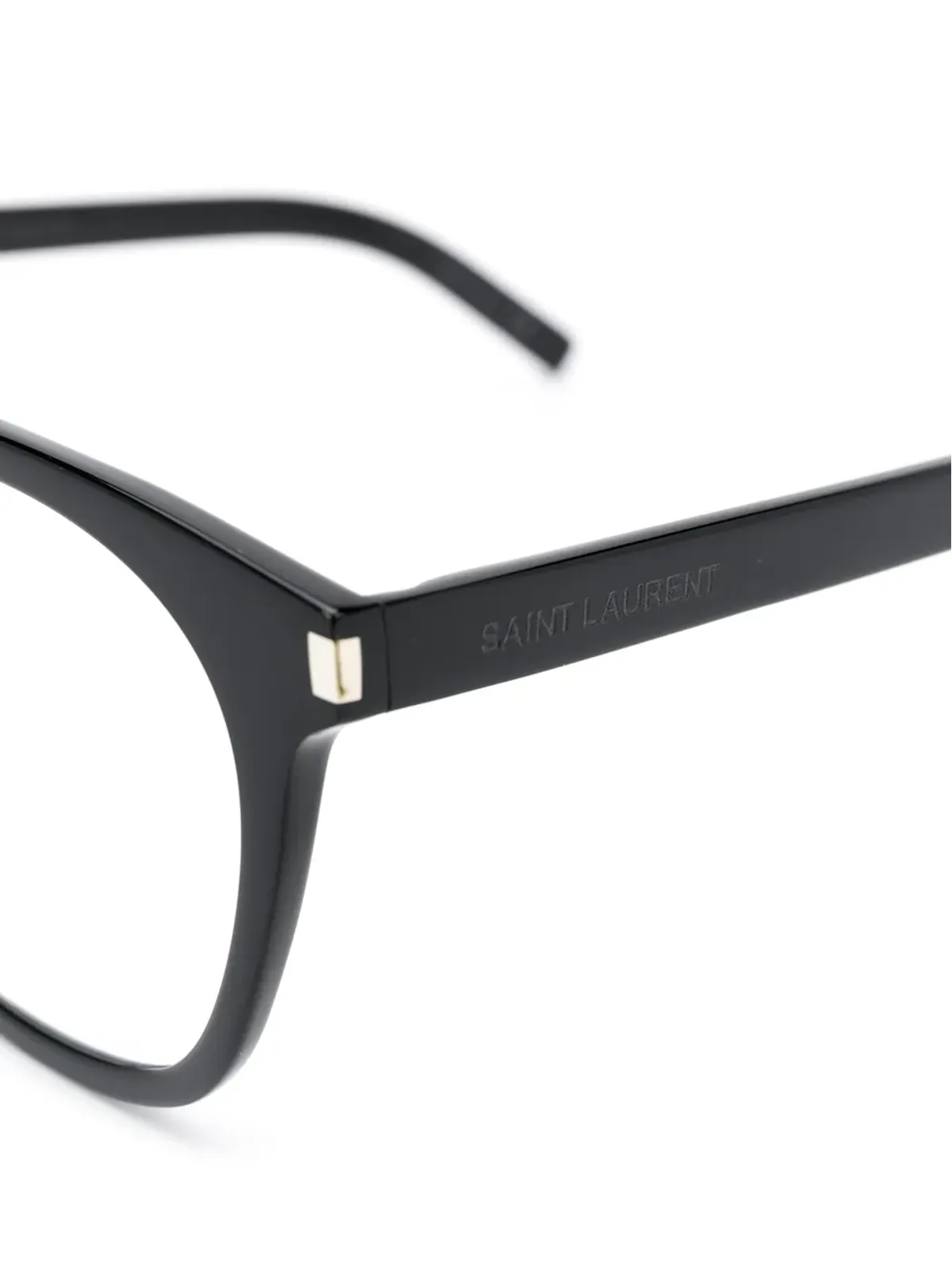 Saint Laurent Eyewear square-frames glasses - Black - 画像3