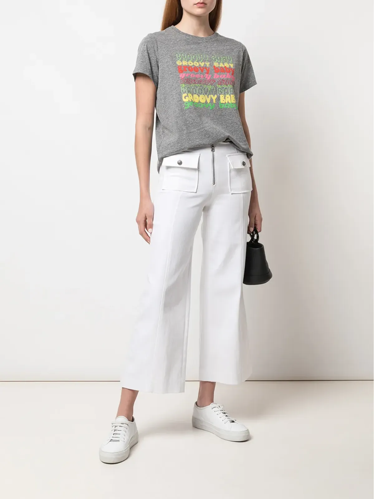 Cinq A Sept フレアクロップドジーンズ - 画像2