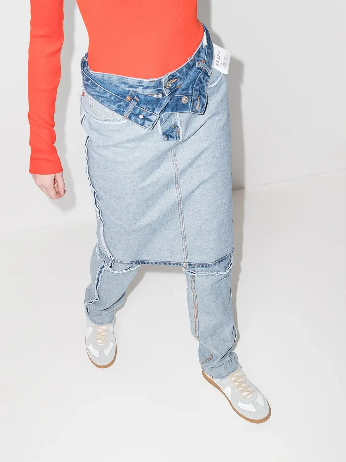 Maison Margiela レザー スニーカー - 画像4