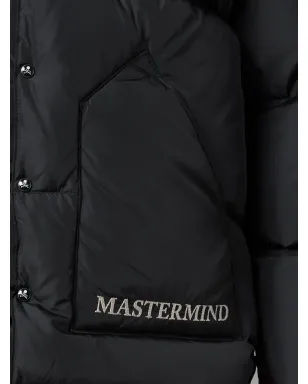 Mastermind Japan レザーパネルドダウンコート - サムネイル5