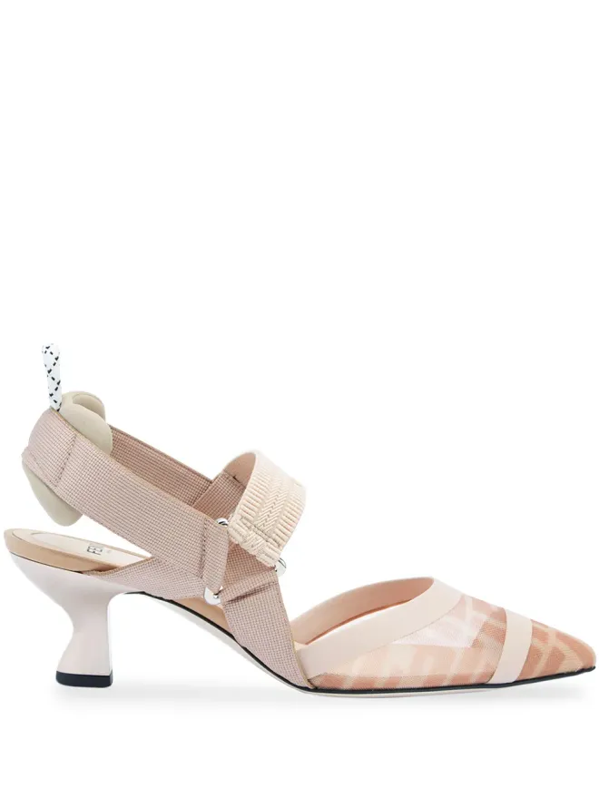 Fendi FENDI コリブリ FFモチーフ スリングバックパンプスの商品画像