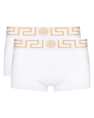 Versace Greca Border ボクサーブリーフ（2枚セット） - White - サムネイル1