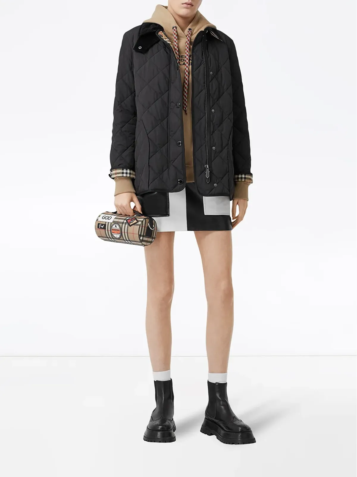 Burberry ダイヤモンドキルティング サーモレギュレーテッド バーンジャケット - 画像2