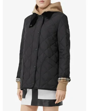 Burberry ダイヤモンドキルティング サーモレギュレーテッド バーンジャケット - サムネイル3
