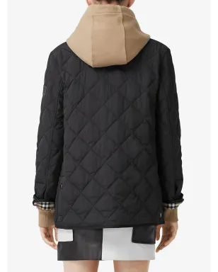 Burberry ダイヤモンドキルティング サーモレギュレーテッド バーンジャケット - サムネイル4