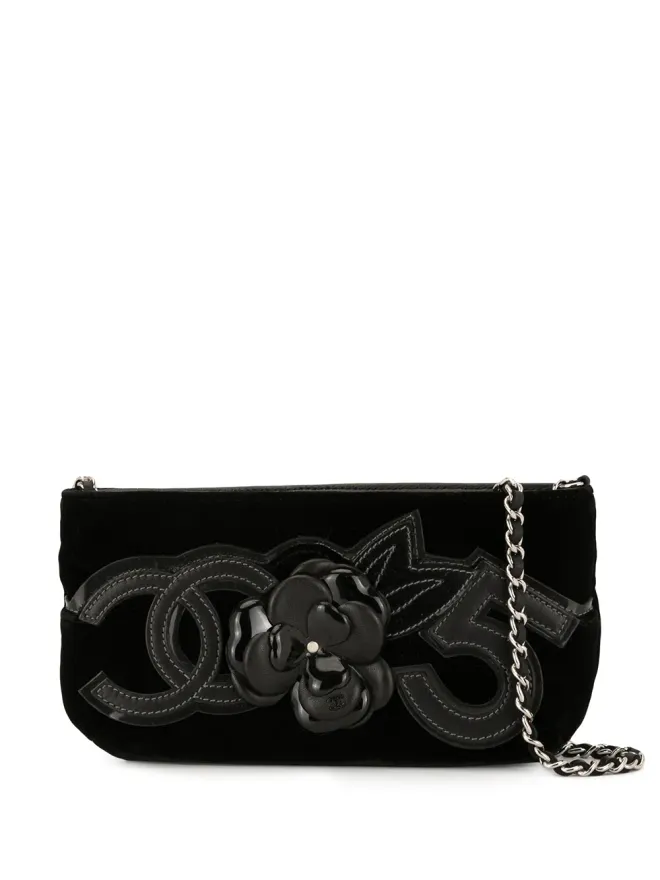 CHANEL Pre-Owned CHANEL Pre-Owned 2006 Camellia No.5 shoulder bag - Blackの商品画像