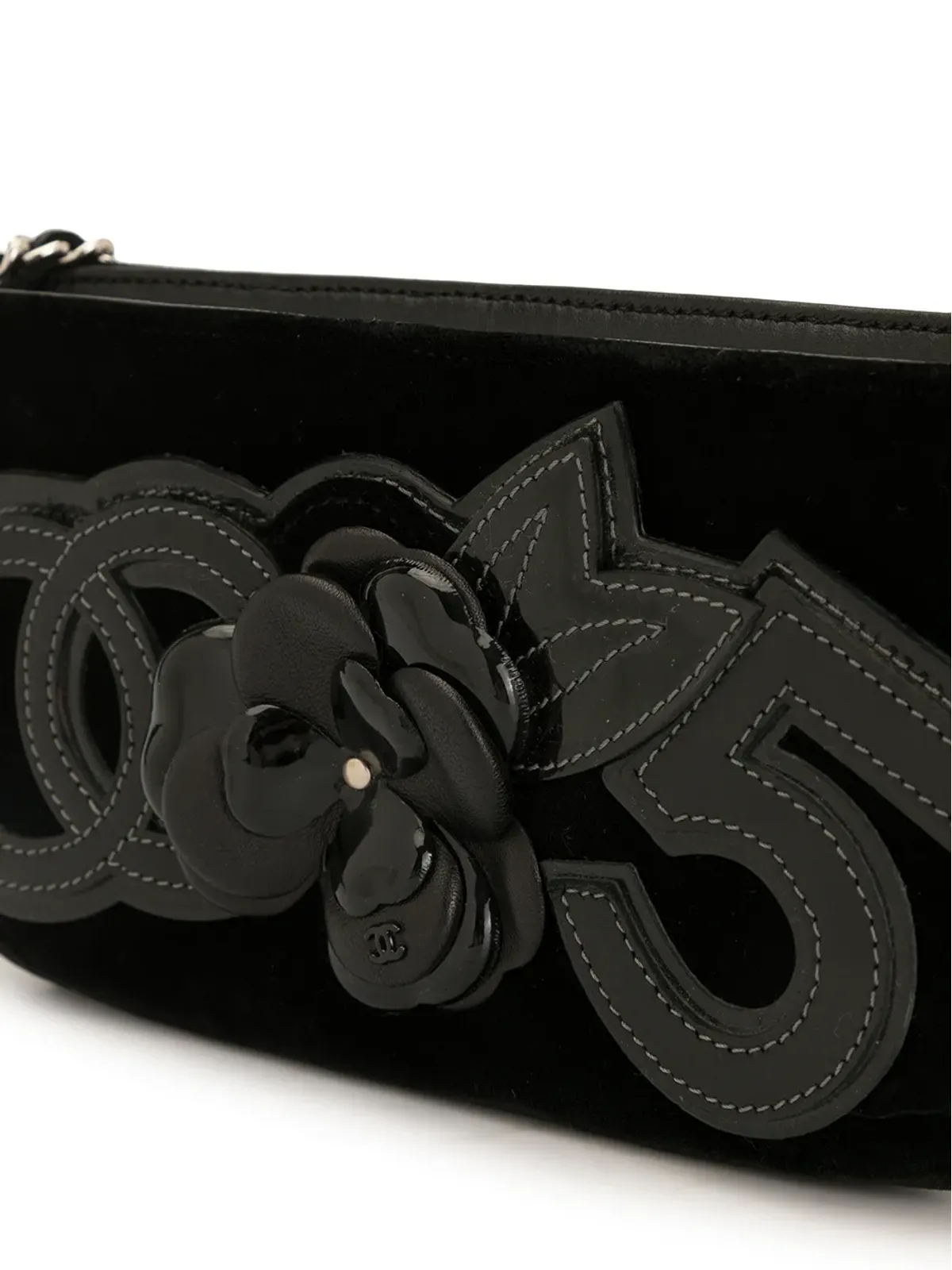 CHANEL Pre-Owned 2006 Camellia No.5 shoulder bag - Black - 画像4