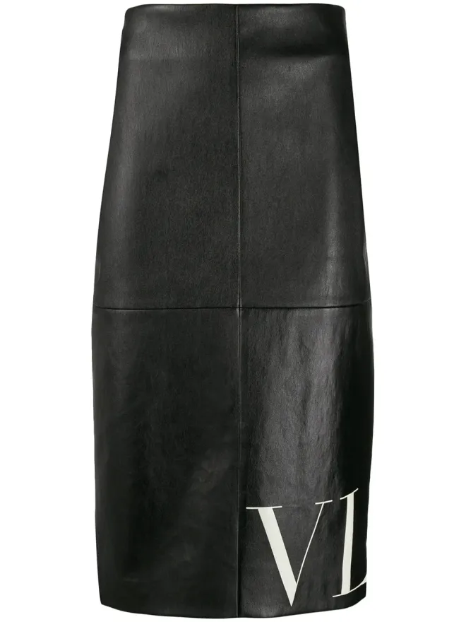 Valentino Garavani Valentino Garavani VLTNプリント ペンシルスカートの商品画像
