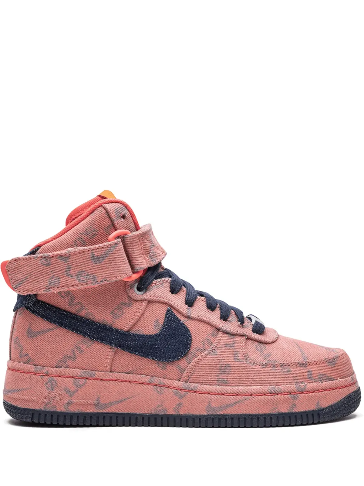 Nike エアフォース1ハイ Levi's Denim風スニーカー - 画像1