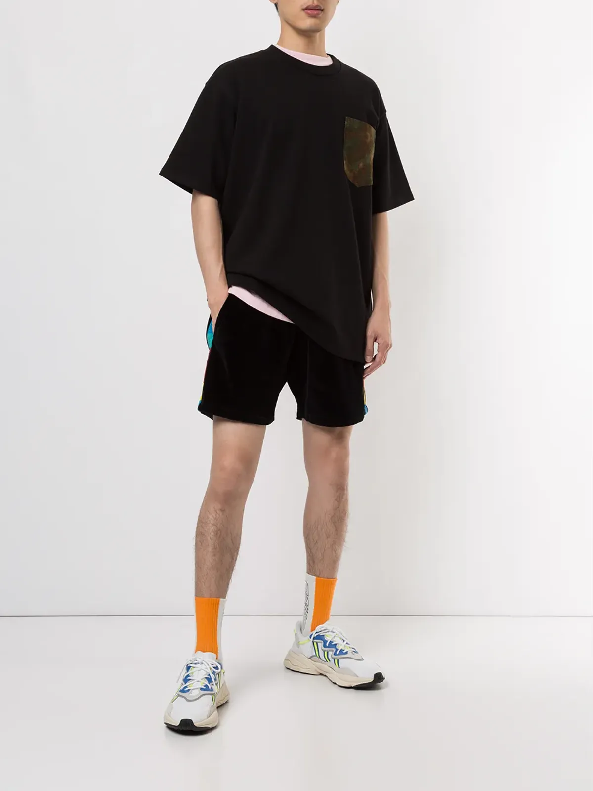 Just Don ベルベット トラックショーツ - 画像2