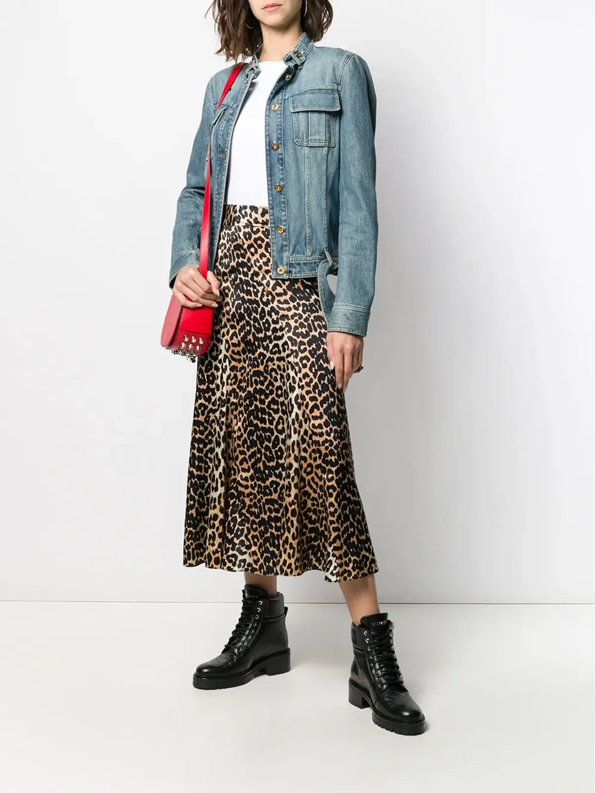 Gucci ヴィンテージ クロップドデニムジャケット ブルー - 画像2