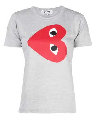 Comme Des Garçons Play コントラスト ロゴ Tシャツ - サムネイル1