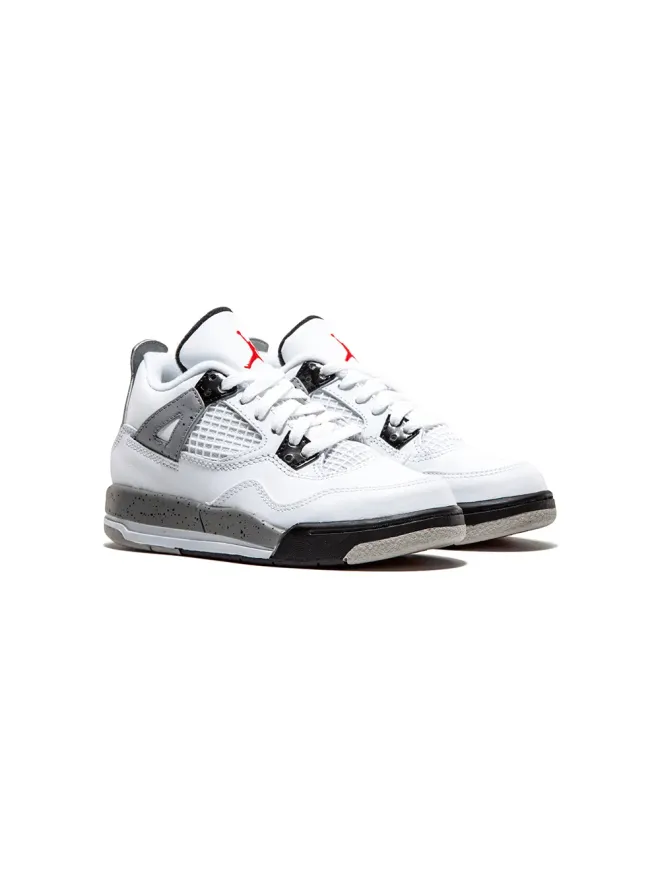 Jordan Kids Jordan Kids ジョーダン4 レトロ BP ホワイト/セメント スニーカーの商品画像