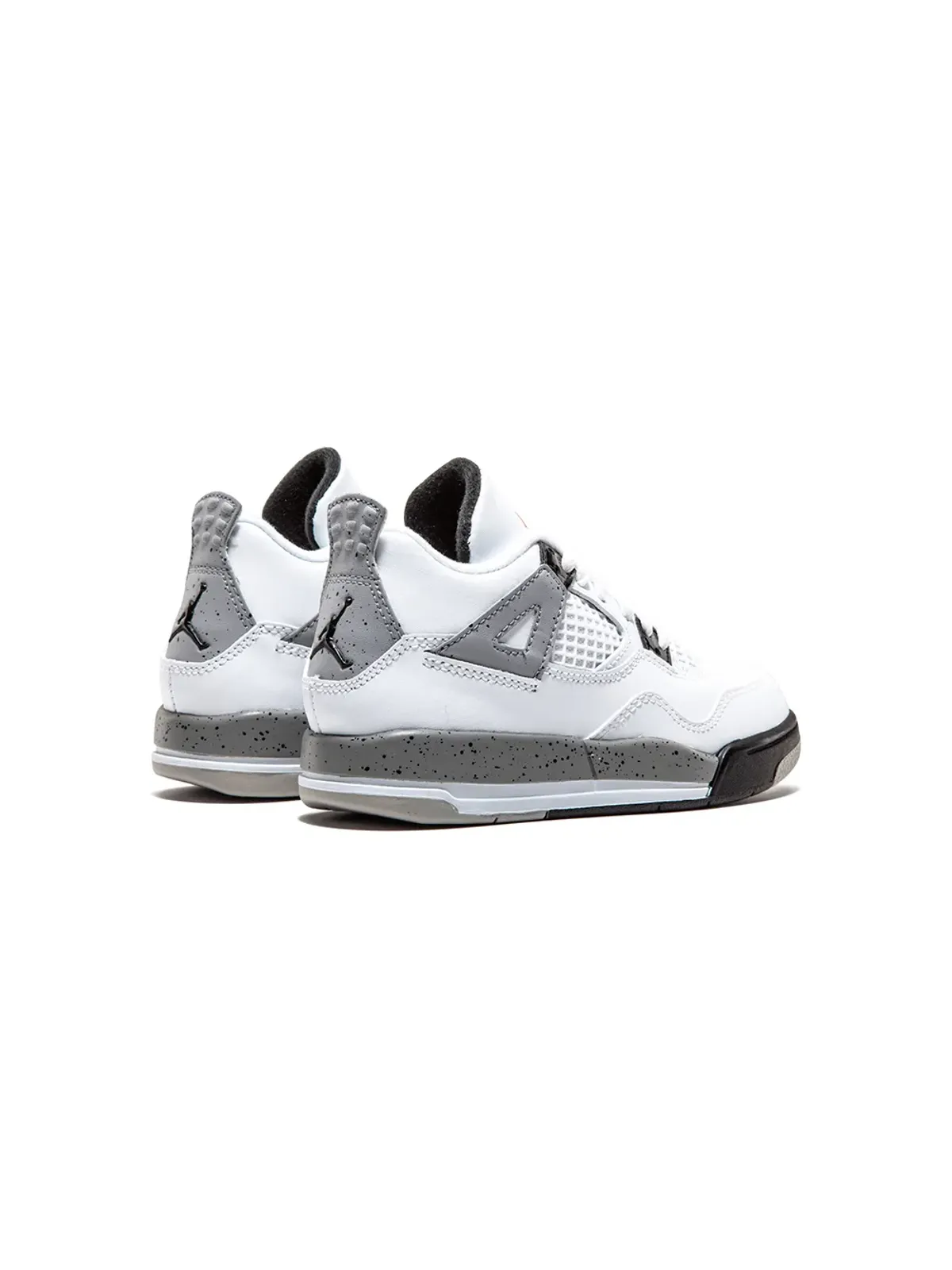 Jordan Kids ジョーダン4 レトロ BP ホワイト/セメント スニーカー - 画像2