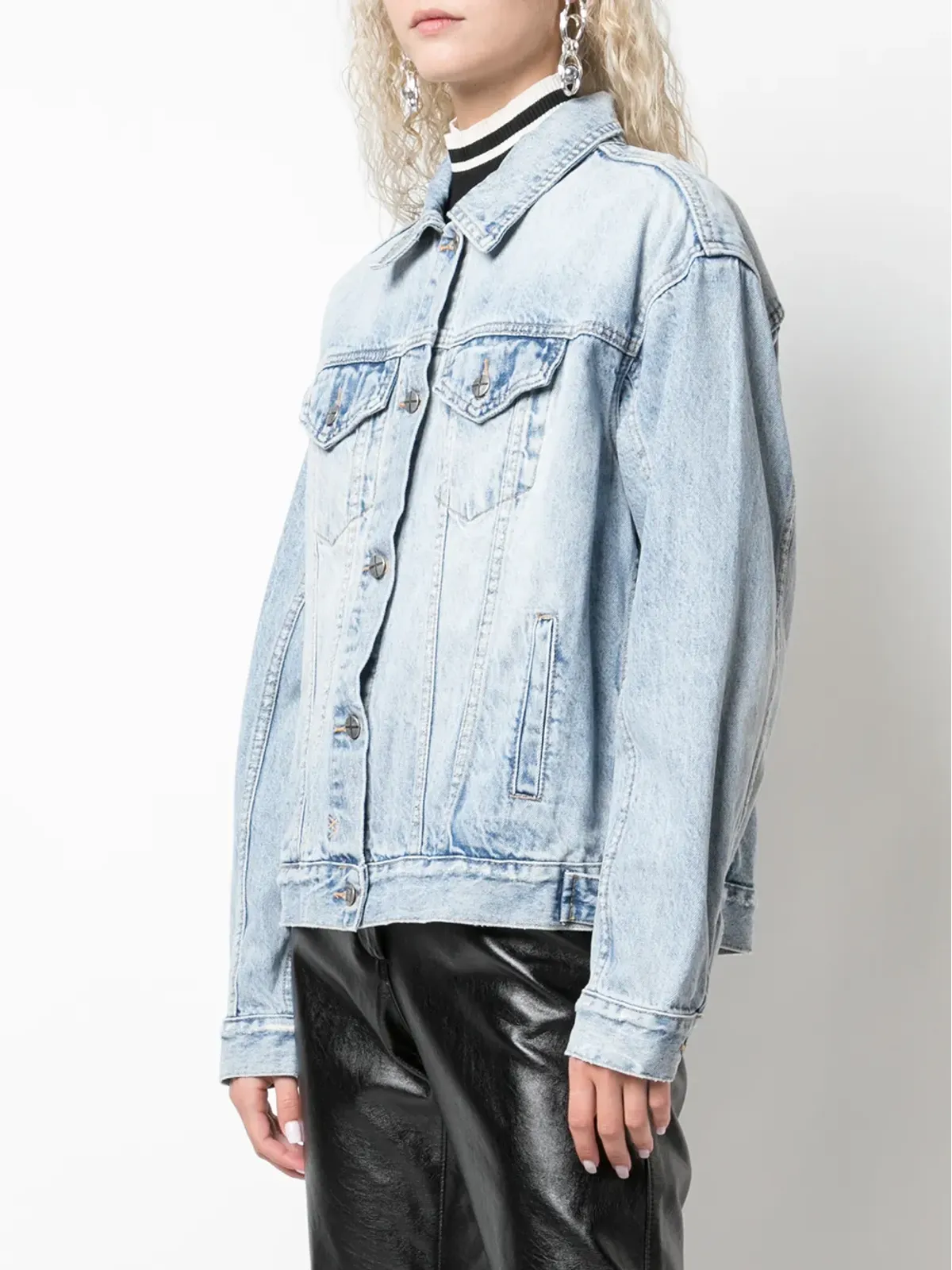 Ksubi ボックスフィット・ストーンウォッシュドジャケット - 画像3