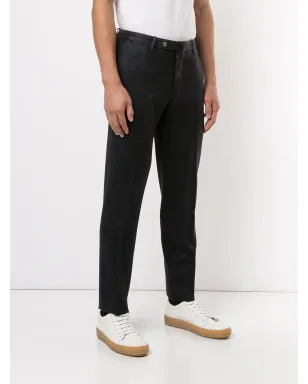Corneliani グレーのスリムフィットチノパンツ - サムネイル3